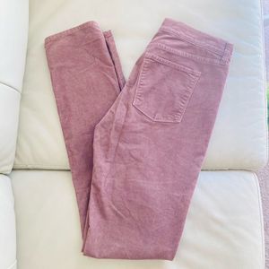 J. Crew Rose Mauve Corduroy Straight Pants Size 27